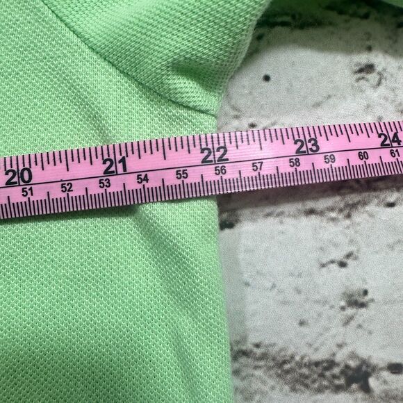 Ralph Lauren Golf Polo Men’s Shirt Sz.Large Lime Green Short‎ Sleeve Custom Fit - Picture 6 of 10